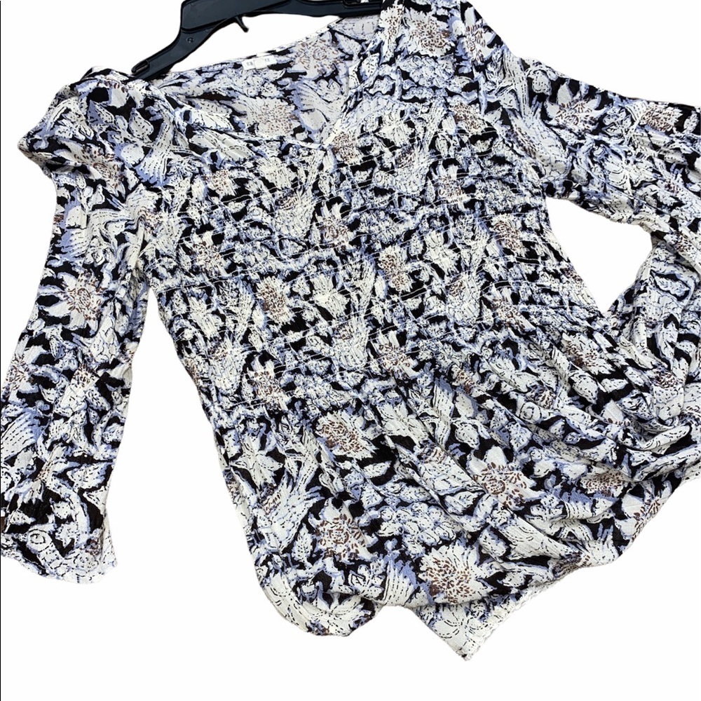 En creme large boho floral romantic tunic/dress - Picture 3 of 10